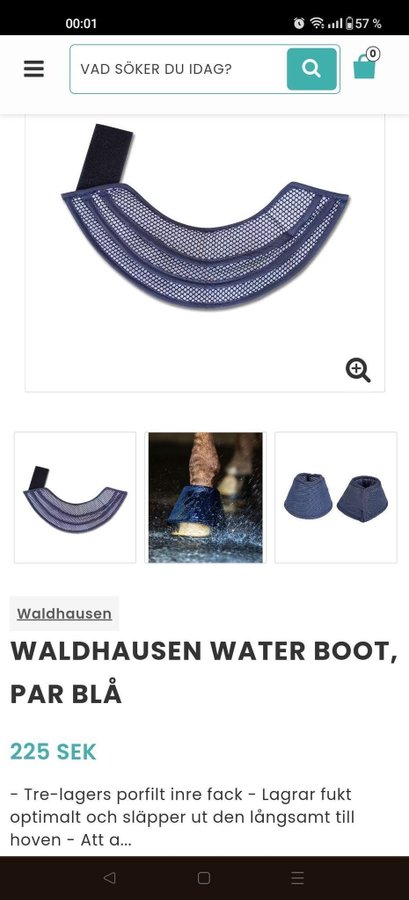 WALDHAUSEN WATER BOOT, PAR BLÅ XL