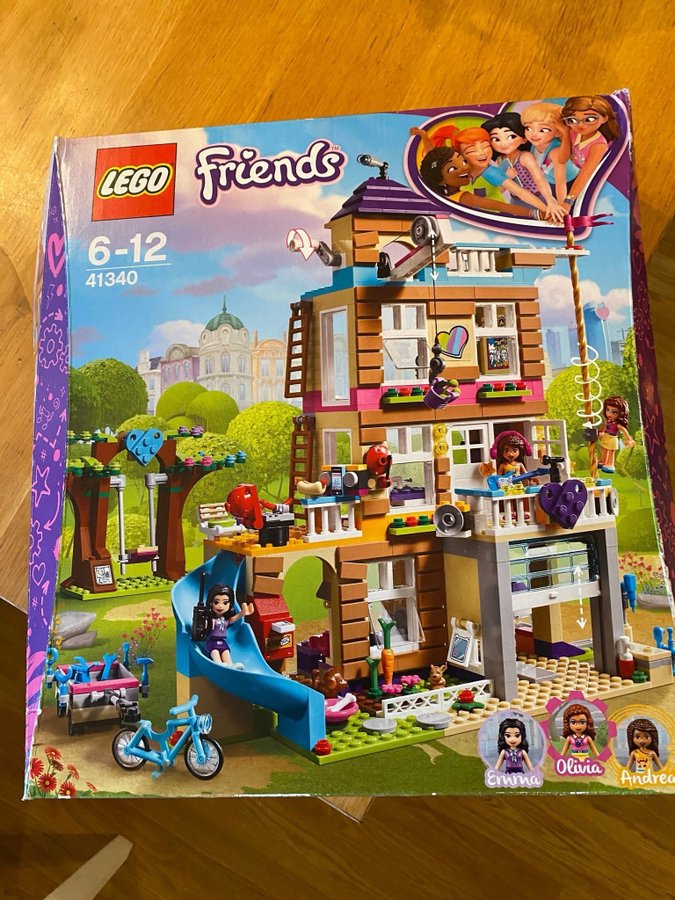 Lego Friends 6-12år 41340 -Emma, Andreas och Olivias vänskapshus