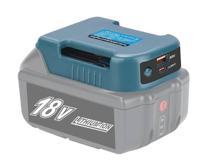 USB  Type-C output för Makita 18V batterier