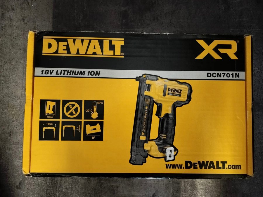 Ny Dewalt DCN701N Kabelclipspistol 18V XR utan batteri och laddare