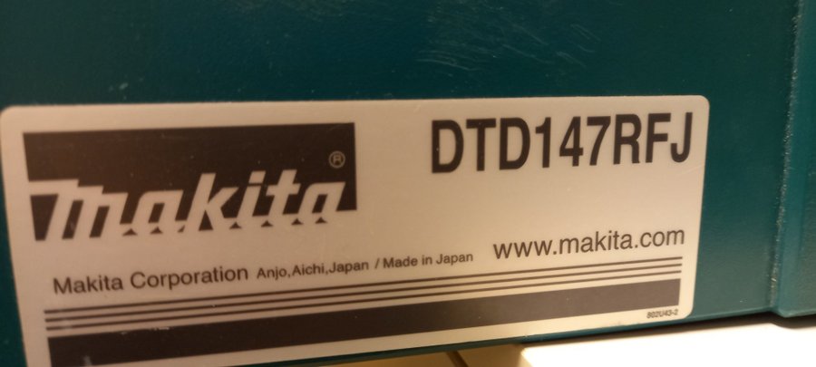 Makita DTD 147RFJ