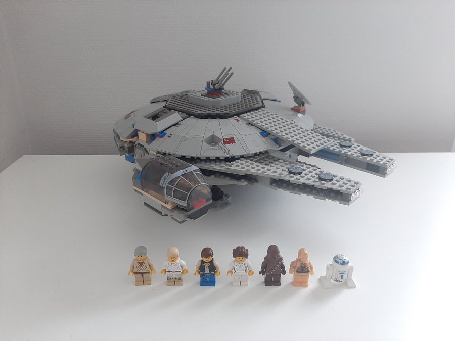 100% Komplett + Extrafigur | LEGO Star Wars | Millennium Falcon 7190