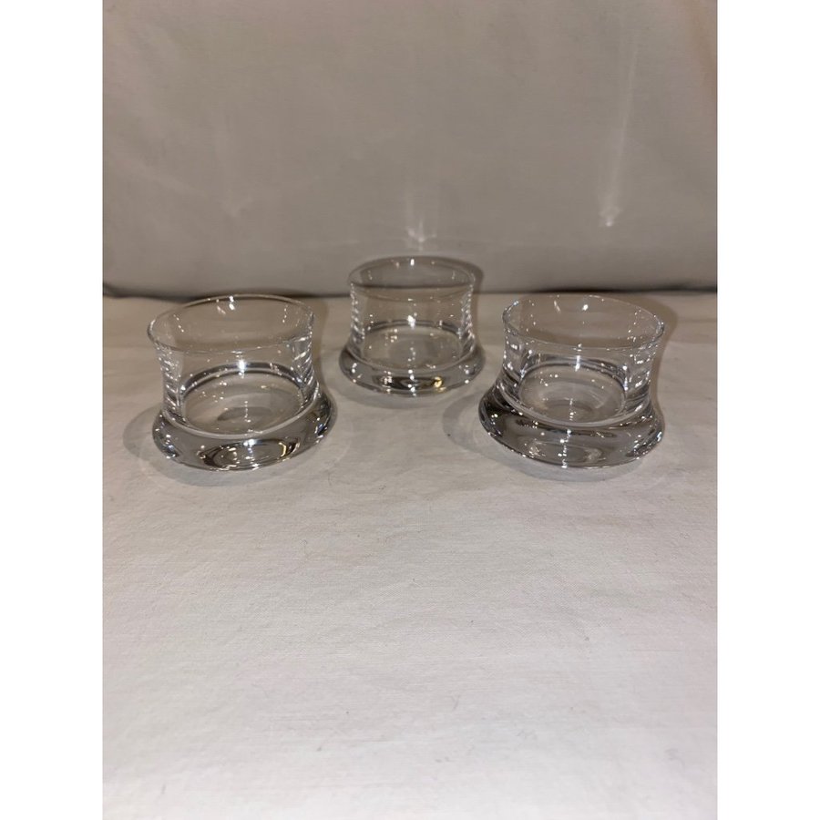 3 st snaps glas Romantica Tapio Wirkkala Iittala