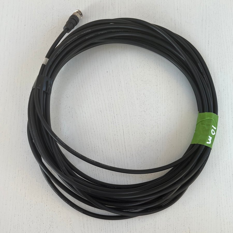 Luxorparts BNC-kabel 75 O 10 m. SDI-kabel