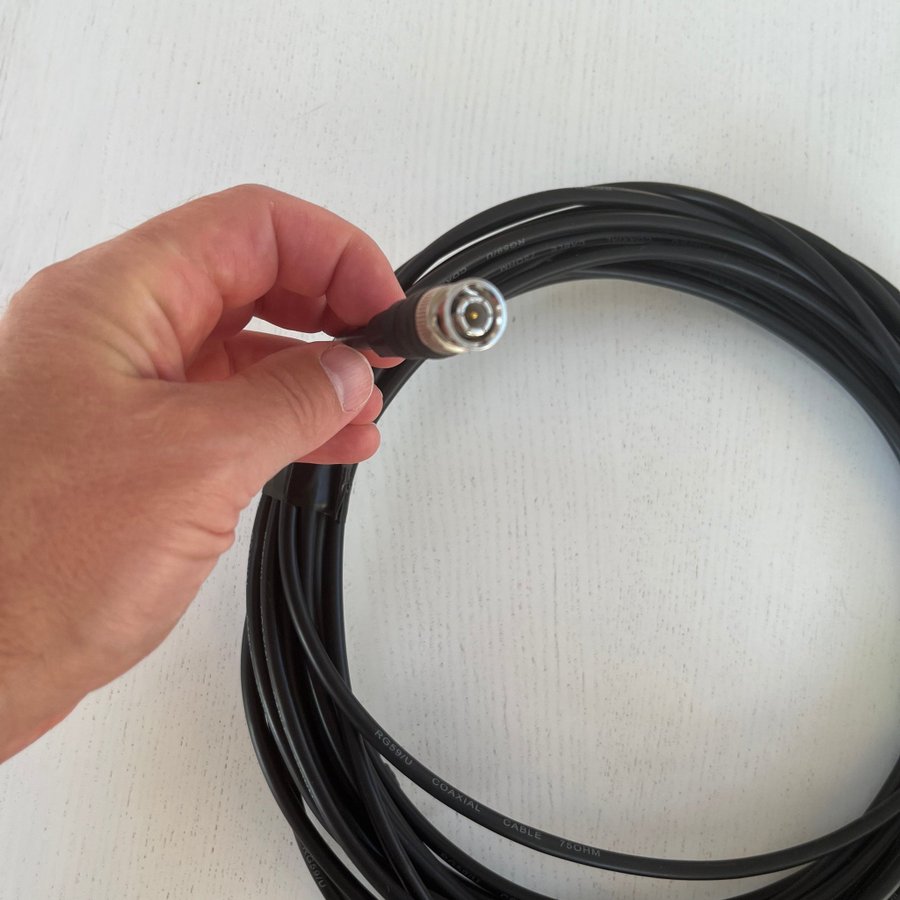 Luxorparts BNC-kabel 75 O 10 m. SDI-kabel