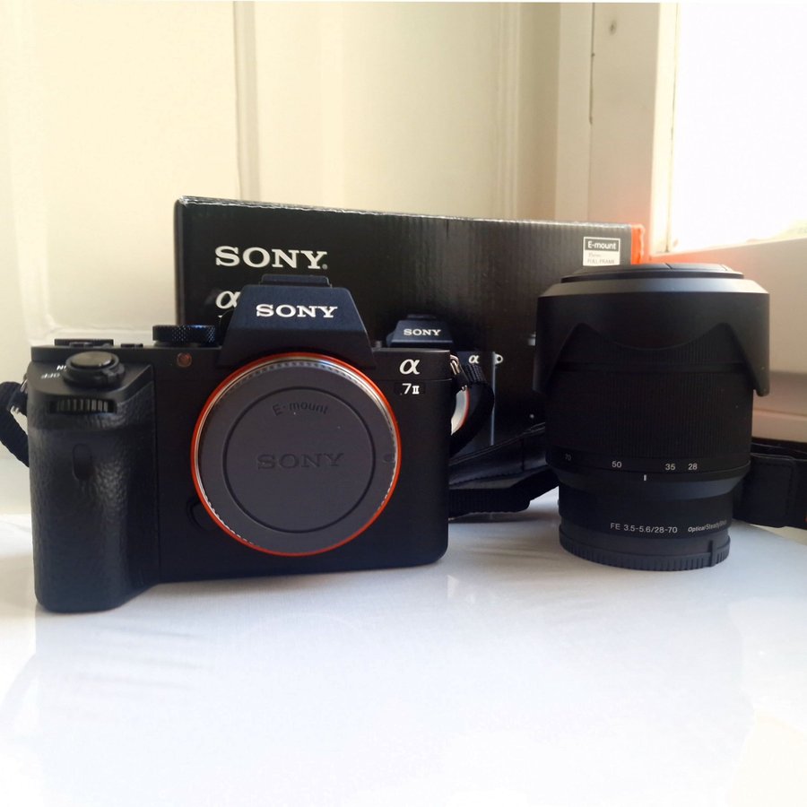 Sony A7 Mark II  Objektiv 158 exponeringar