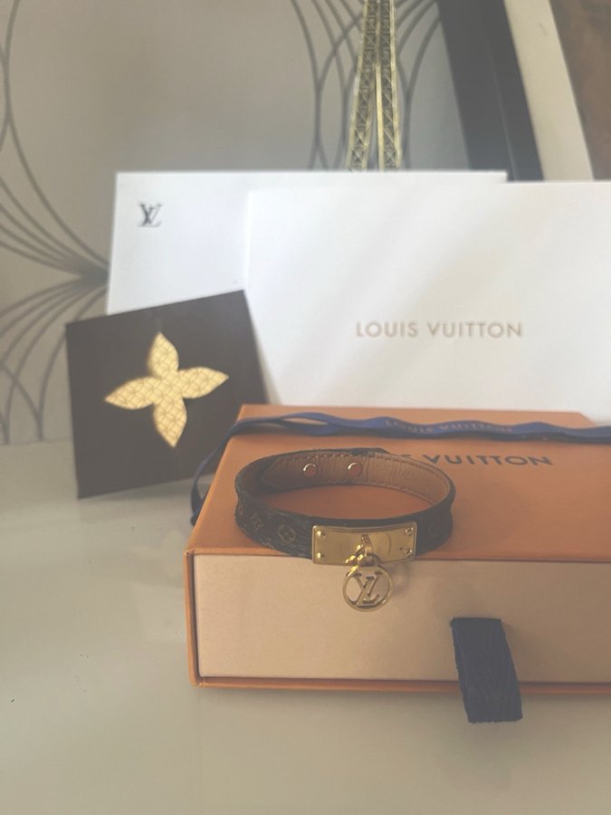 Nytt nedsatt pris! LOUIS VUITTON armband Logomania Bracelet LV Circle