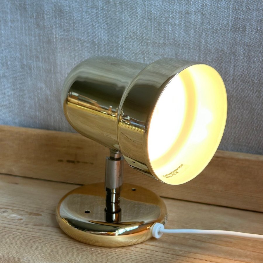 Vägglampa Sänglampa Reflektorlampa RAF Rejmyre Lampa Retro Vintage