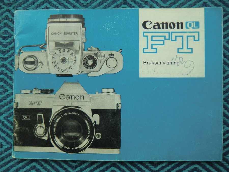 Canon Kamerainstruktioner  Manualer