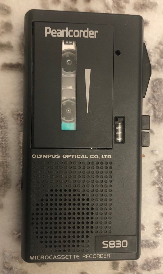 Olympus microcassette rekorder Pealcorder