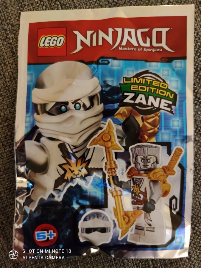 Lego Ninjago "ZANE"(Limited Edition) Minifigur NY/Oöppnad