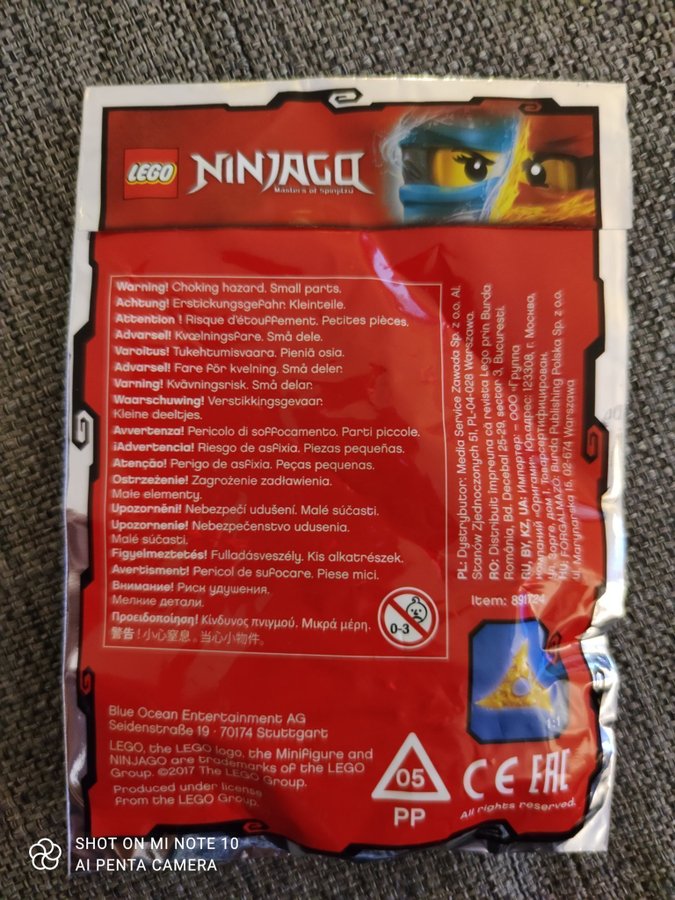 Lego Ninjago "ZANE"(Limited Edition) Minifigur NY/Oöppnad