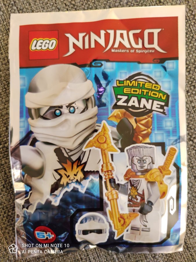 Lego Ninjago "ZANE"(Limited Edition) Minifigur NY/Oöppnad