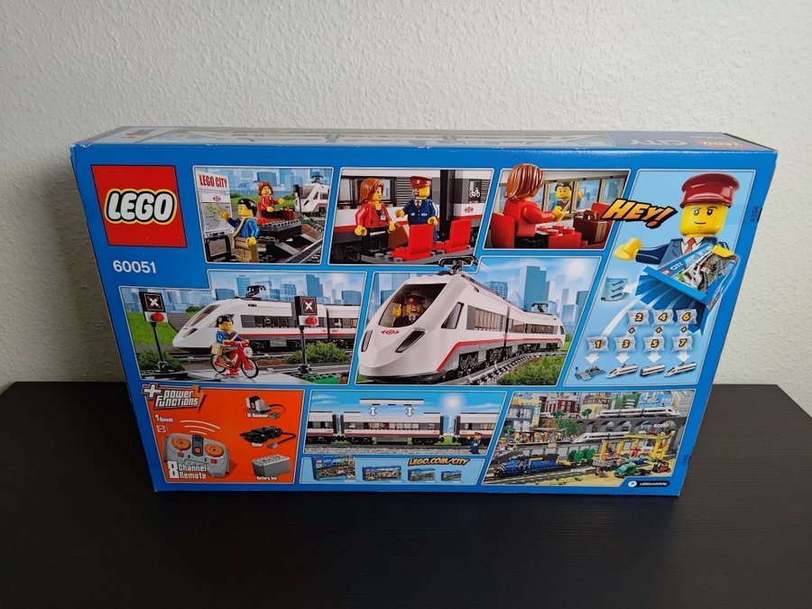 Lego 60051 City Höghastighetståg *OÖPPNAD* Tåg / Lok