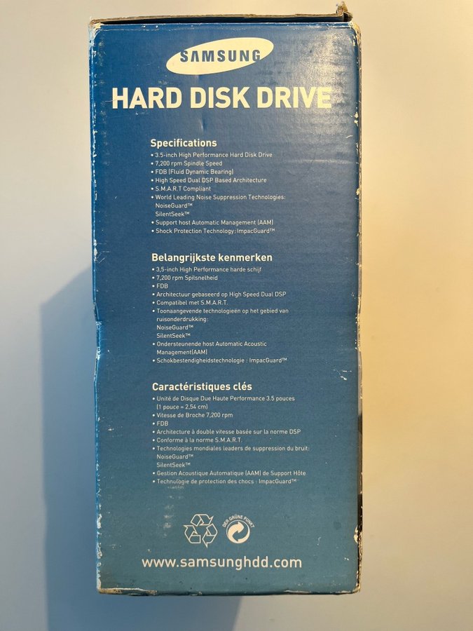 Samsung 250GB hårddisk