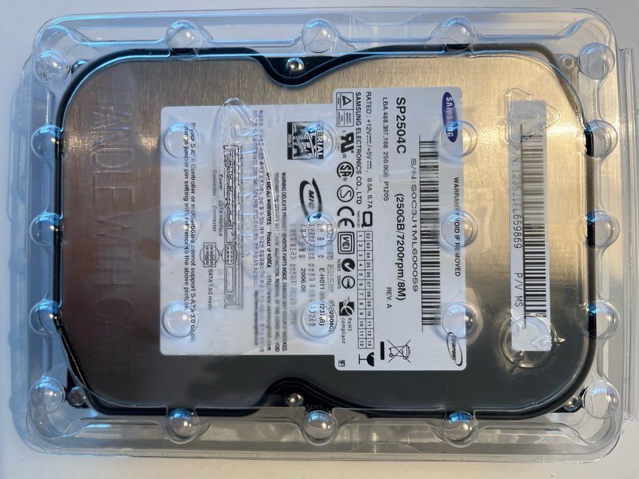 Samsung 250GB hårddisk