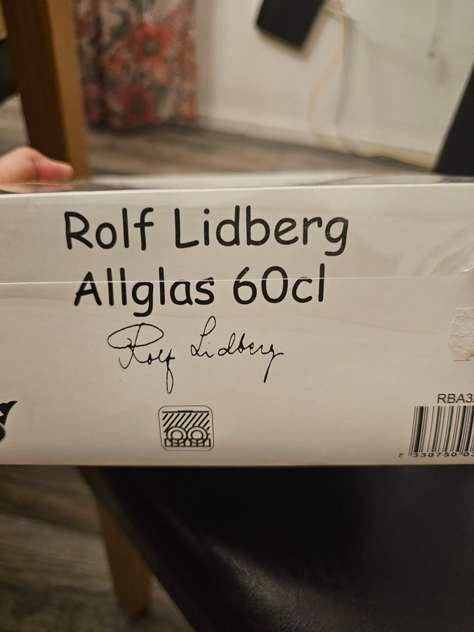 ROLF LIDBERG 6st allglas ( Rba Sweden )