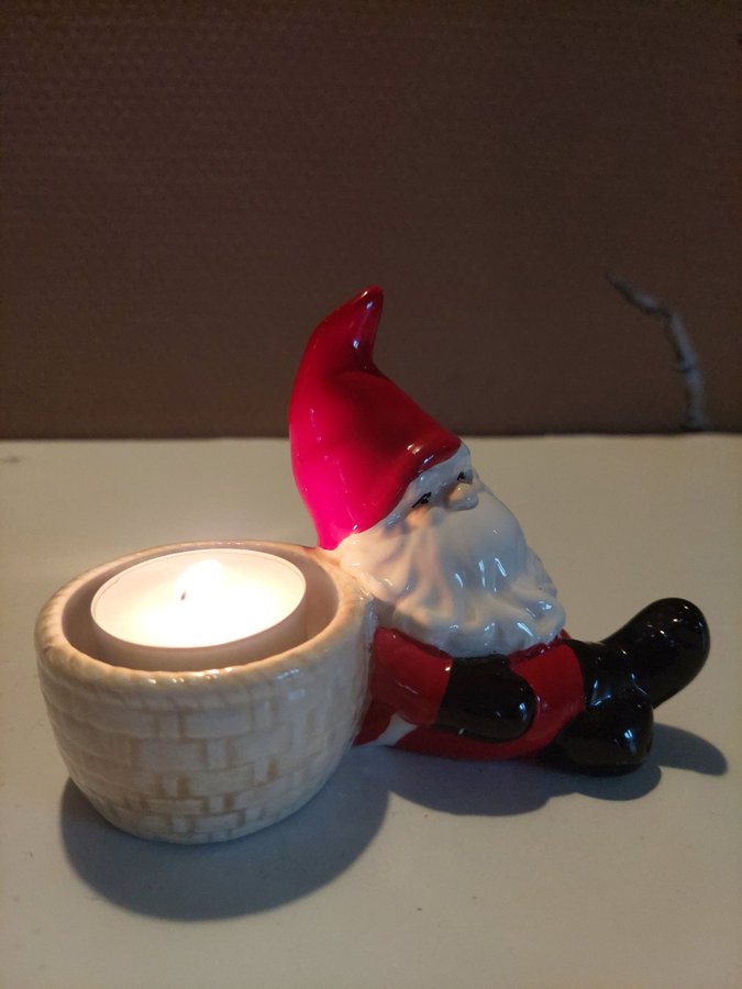 Jultomte ljusstake