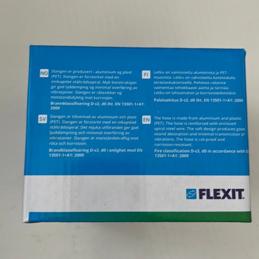 Flexibel ventilationslang Polyflex 100 mm 1,5 m