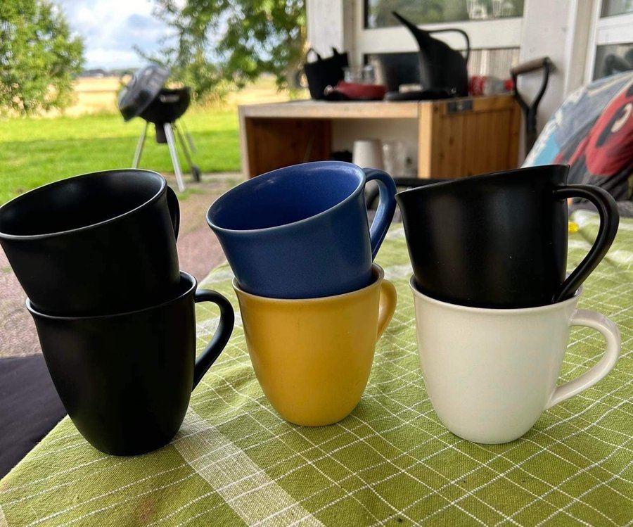 Höganäs muggar  kaffekoppar