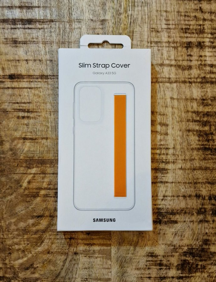 Slim strap cover Samsung Galaxy A33. NY OÖPPNAD!