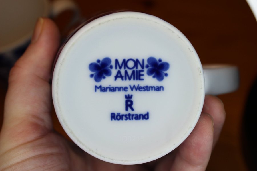 ** RÖRSTRAND - 2 st MON AMIE - MARIANNE WESTMAN - OANVÄNDA **