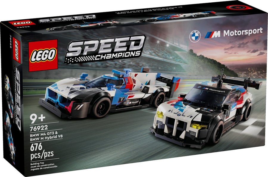 LEGO Speed Champions BMW M4 GT3  BMW M Hybrid V8 76922