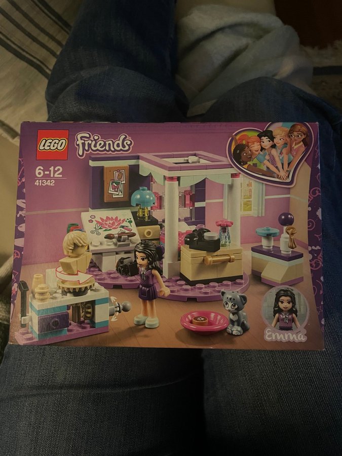 OÖPPNAD / NY - LEGO Friends 41342 Emmas Lyxiga Sovrum