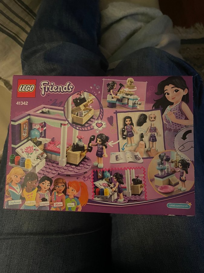 OÖPPNAD / NY - LEGO Friends 41342 Emmas Lyxiga Sovrum