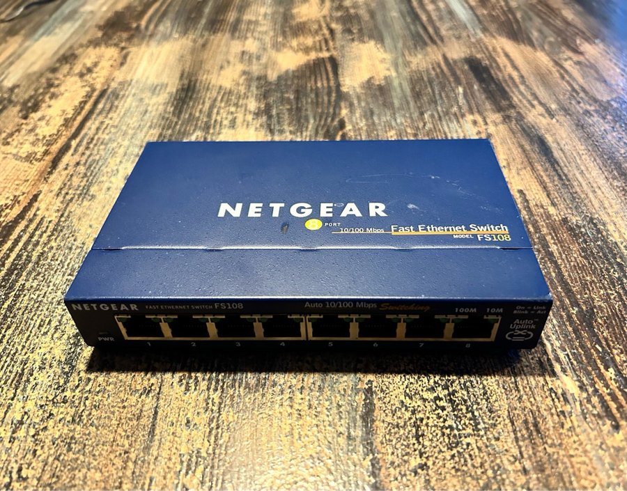 D-Link, Netgear nätverksswitch