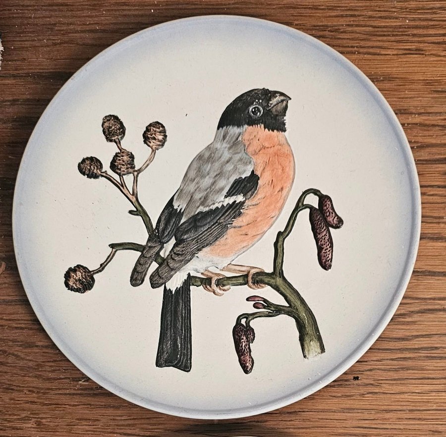 W. Goebel - Bullfinch - Handmålad Tallrik