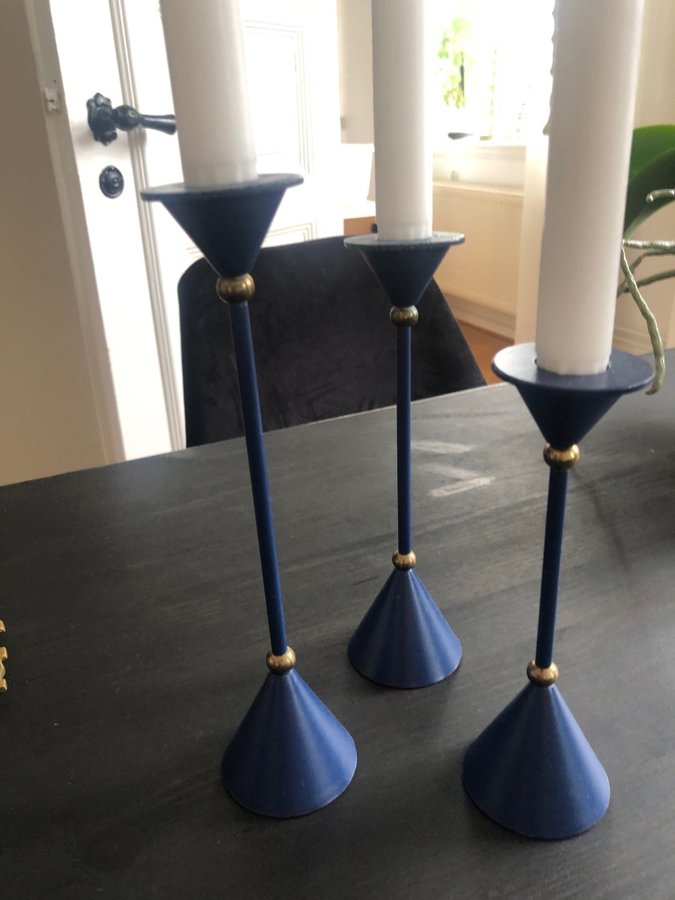 IKEA Vintage Konfetti 3 Ljusstakar Design Anna Efverlund