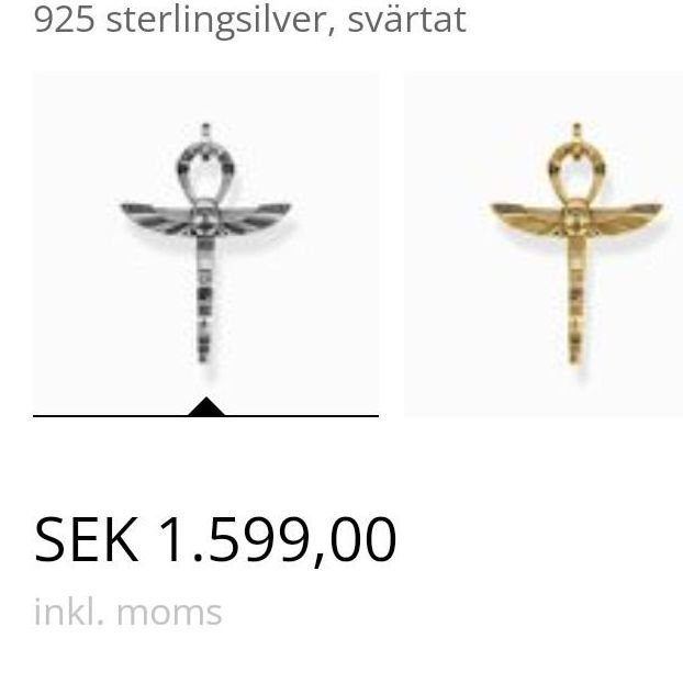 Stort hänge av 925 Sterling silver från Thomas Sabo