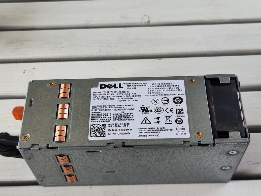 Dell Power Supply 580W