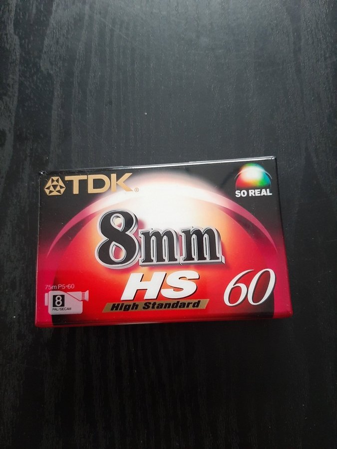 TDK 8mm, HS 60, videoband