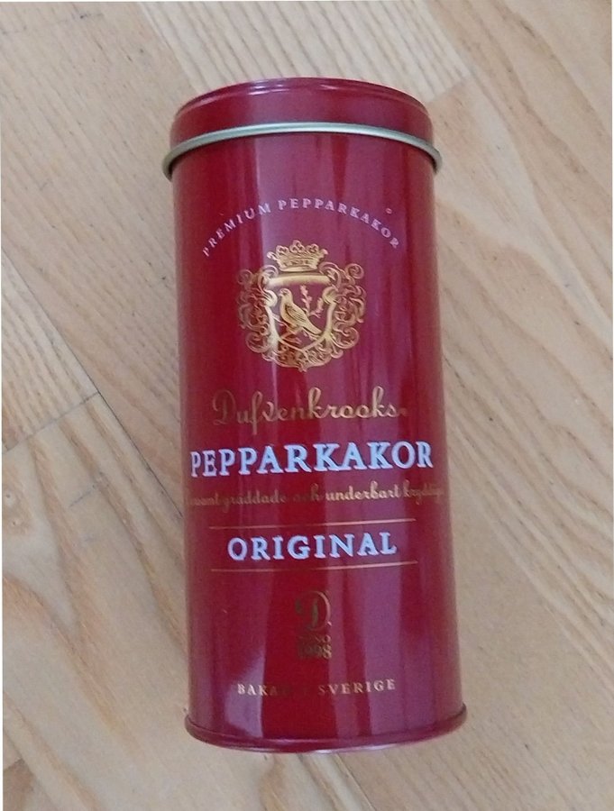 PLÅTBURK (2st), Pepparkakor, NK, Dufvenskrok