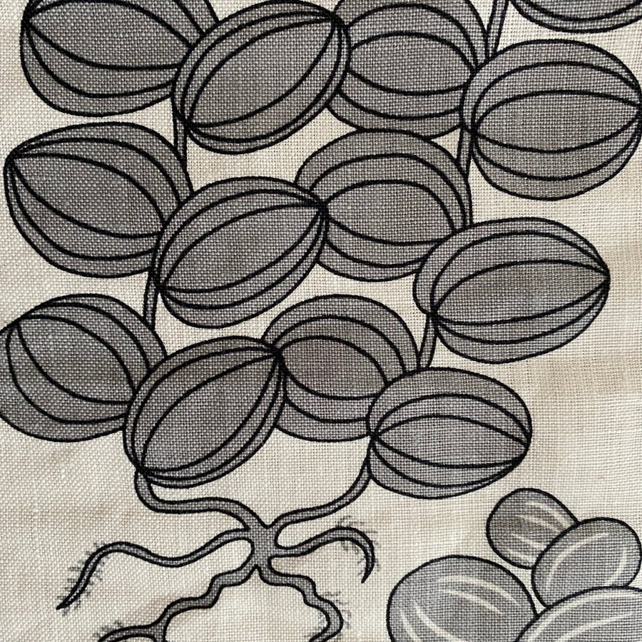 46x21 cm Celotocaulis, stuvbit tyg, 100% lin, Svenskt Tenn, Josef Frank