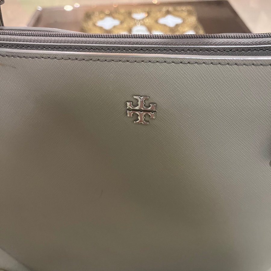 Tory Burch Emerson Buckle Tote - French Gray - 49125 - NWT