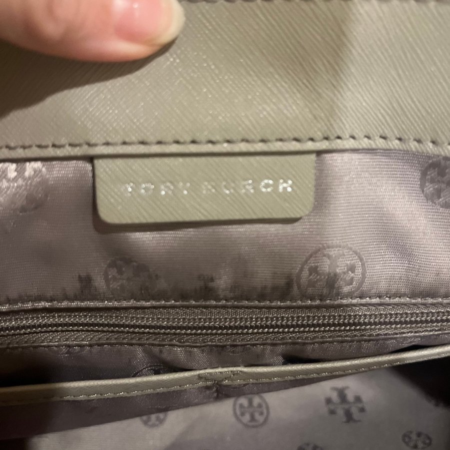 Tory Burch Emerson Buckle Tote - French Gray - 49125 - NWT