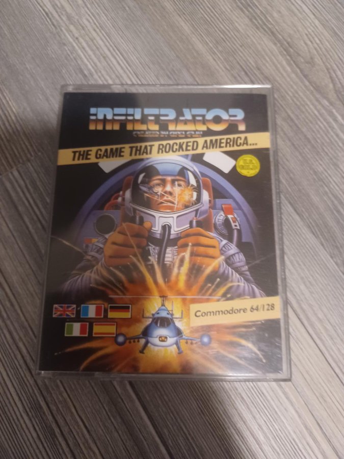 Infiltrator - Top Secret Commodore 64/128 NOS ( New old stock )