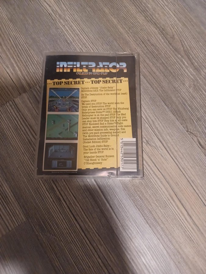 Infiltrator - Top Secret Commodore 64/128 NOS ( New old stock )