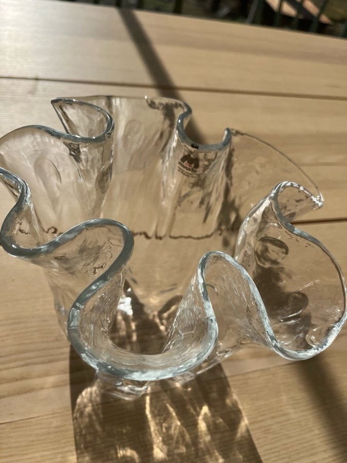 Muurla Finland Eva Stor Tulpanvas Vintage retro påsk tulpaner vas glas