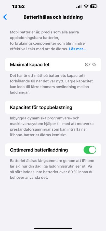 iPhone 13 Pro Max vit, 256GB i mycket fint skick