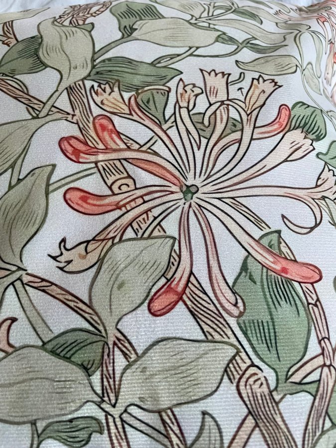 2 Kuddfodral William Morris print sammet