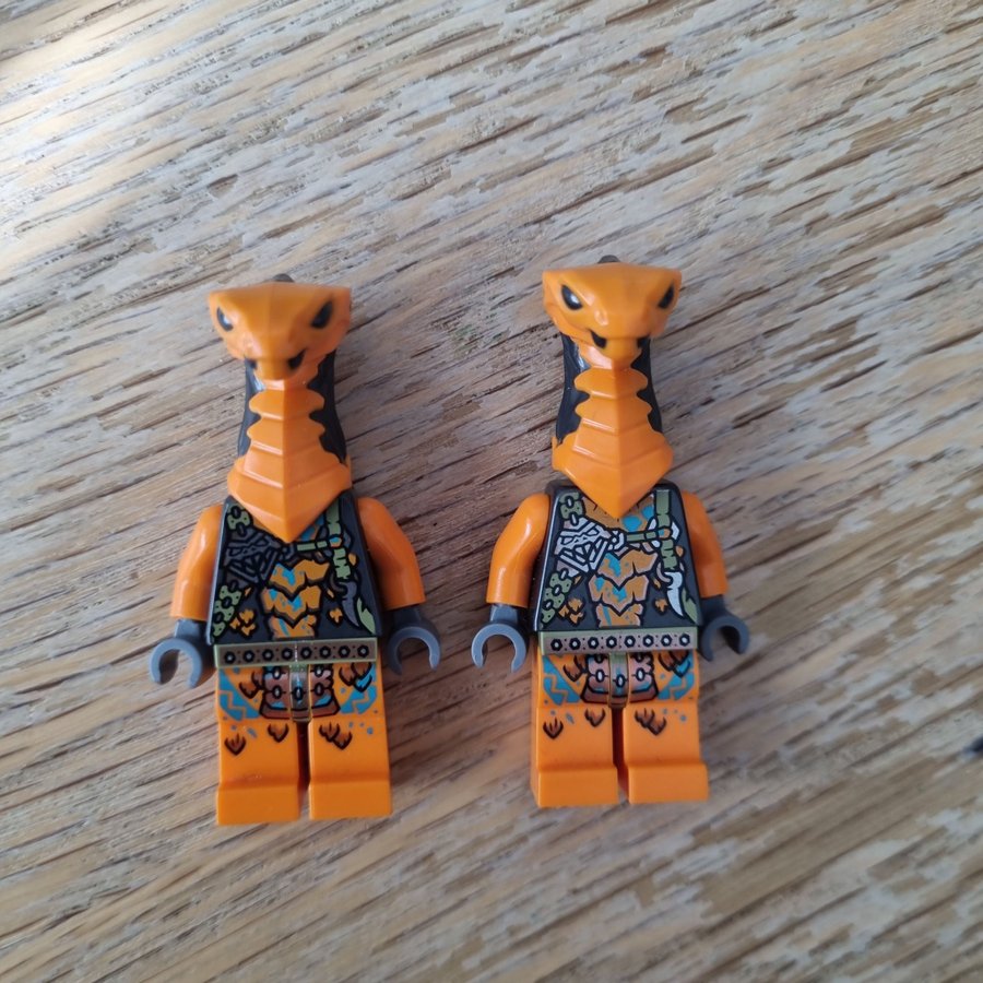 2 st Lego minifigurer - Snake Warriors