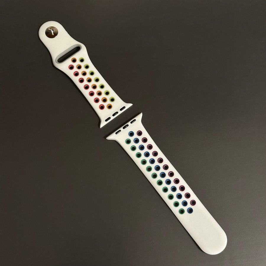 Sport Band 44/45/46/49mm (S/M) Apple Watch Armband - PRIDE EDITION / WHITE