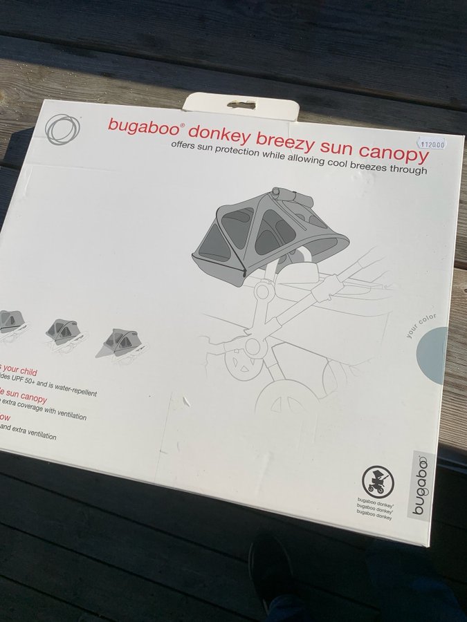 Bugaboo Donkey Breezy Sun Canopy sufflett