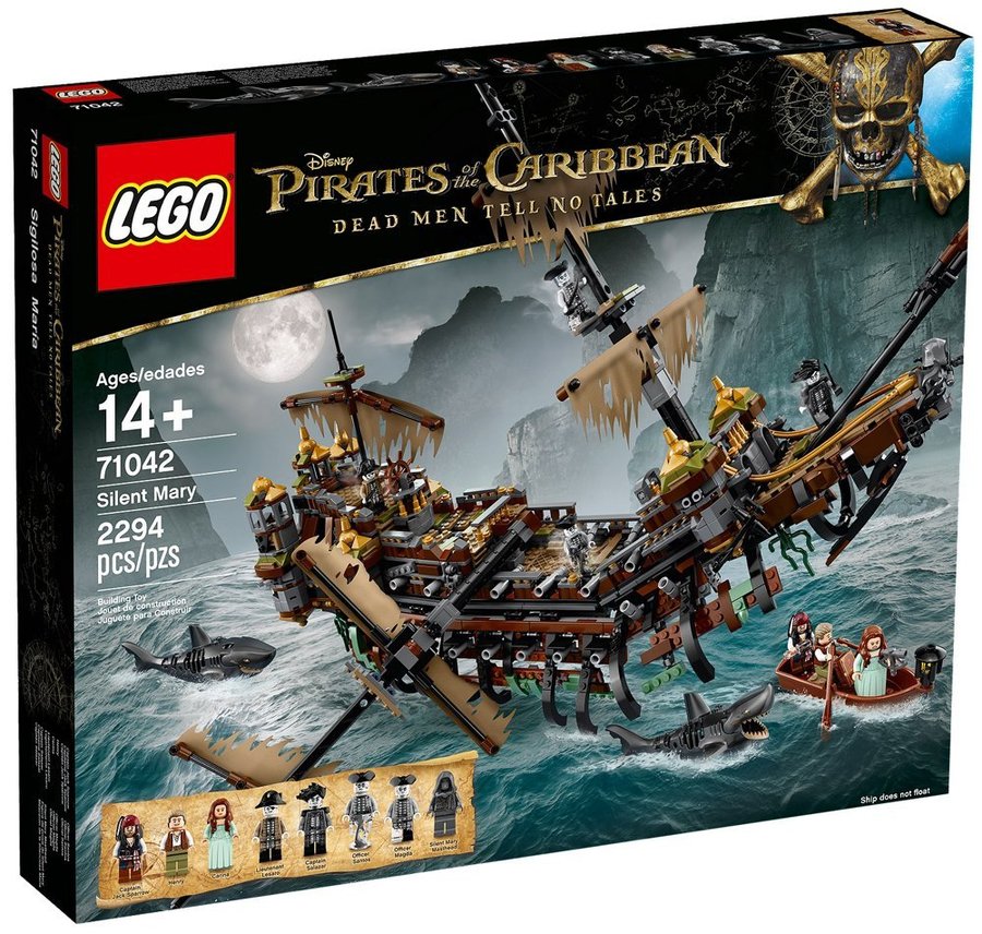 LEGO 71042 Pirates of the Caribbean "Silent Mary" - Ej komplett