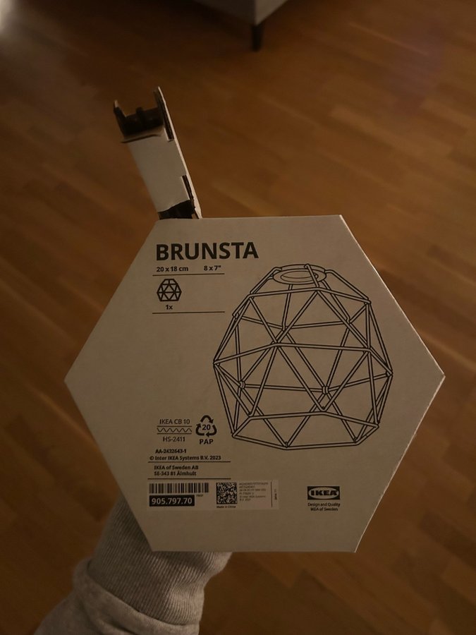 IKEA Brunsta Taklampa Svart