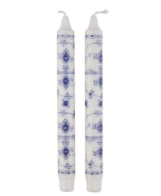 Royal Copenhagen BLUE FLUTED Candles 2 pieces